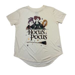 Hocus Pocus Shirt Disney Size XXL Ivory Winnie Sarah Mary Halloween